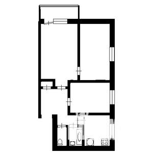 3-к квартира, вторичка, 53м2, 4/5 этаж