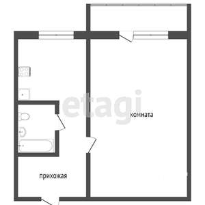 1-к квартира, вторичка, 34м2, 14/14 этаж