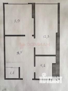 1-к квартира, вторичка, 40м2, 7/10 этаж