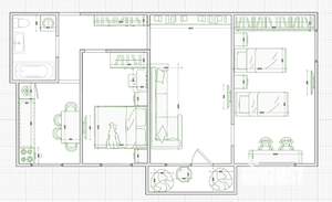 3-к квартира, вторичка, 60м2, 5/5 этаж