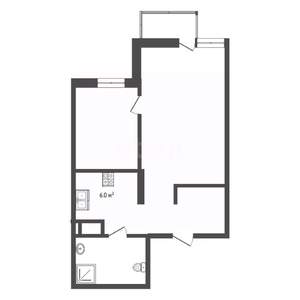 2-к квартира, вторичка, 37м2, 19/26 этаж