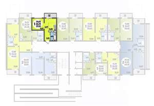 Студия квартира, строящийся дом, 28м2, 16/16 этаж