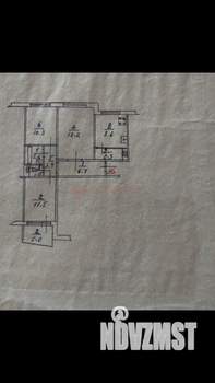 3-к квартира, вторичка, 63м2, 9/10 этаж