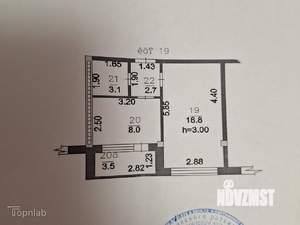 1-к квартира, вторичка, 31м2, 4/4 этаж