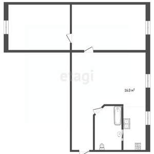 3-к квартира, вторичка, 59м2, 5/5 этаж