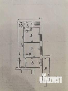 2-к квартира, вторичка, 57м2, 2/9 этаж