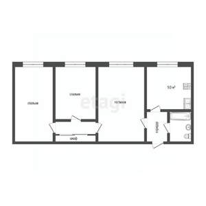 3-к квартира, вторичка, 82м2, 7/9 этаж