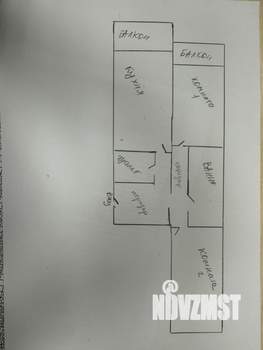 2-к квартира, вторичка, 60м2, 11/17 этаж