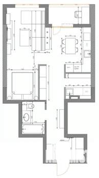 Студия квартира, вторичка, 50м2, 7/23 этаж