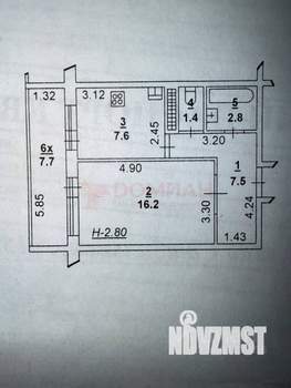 1-к квартира, вторичка, 40м2, 9/10 этаж