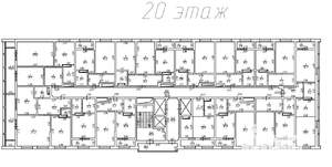 2-к квартира, вторичка, 62м2, 20/20 этаж