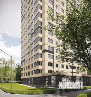 2-к квартира, строящийся дом, 74м2, 22/25 этаж