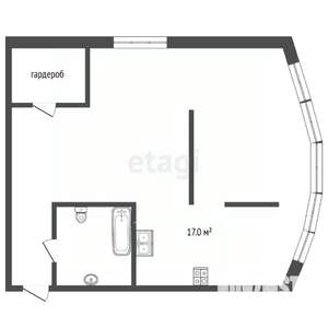 2-к квартира, вторичка, 60м2, 17/23 этаж