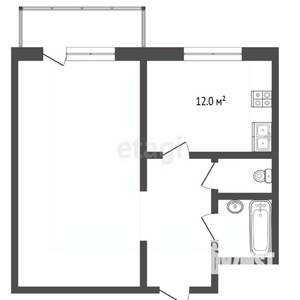 1-к квартира, вторичка, 33м2, 7/10 этаж