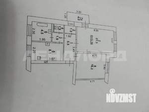 2-к квартира, вторичка, 61м2, 5/5 этаж