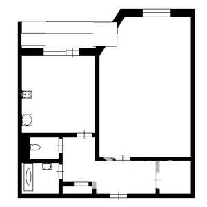 1-к квартира, вторичка, 42м2, 3/18 этаж