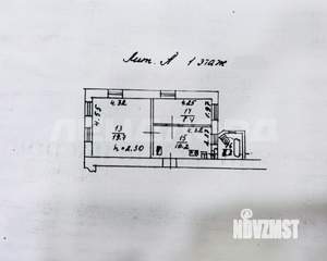 2-к квартира, вторичка, 42м2, 1/2 этаж