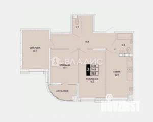 3-к квартира, вторичка, 79м2, 10/24 этаж