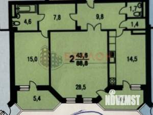 3-к квартира, вторичка, 89м2, 16/17 этаж