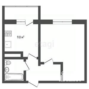 1-к квартира, вторичка, 36м2, 13/20 этаж