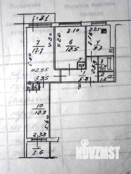 3-к квартира, вторичка, 60м2, 7/9 этаж