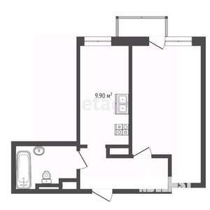 1-к квартира, вторичка, 35м2, 20/23 этаж
