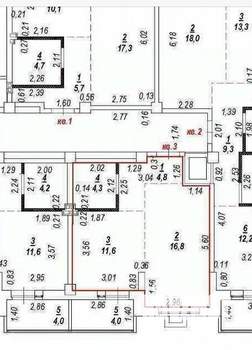1-к квартира, вторичка, 41м2, 1/24 этаж