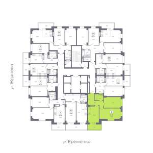 2-к квартира, вторичка, 65м2, 9/24 этаж