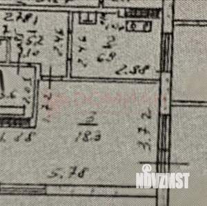 1-к квартира, вторичка, 34м2, 7/9 этаж