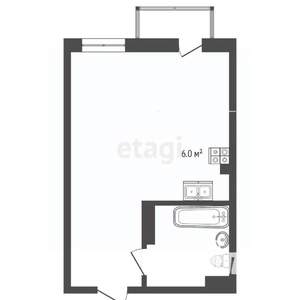 Студия квартира, вторичка, 30м2, 12/28 этаж