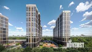 3-к квартира, строящийся дом, 54м2, 17/24 этаж