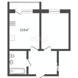 1-к квартира, вторичка, 36м2, 14/25 этаж