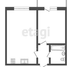 1-к квартира, вторичка, 38м2, 15/20 этаж