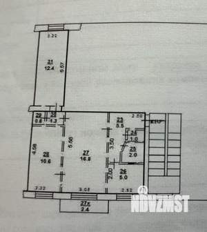 3-к квартира, вторичка, 55м2, 5/5 этаж