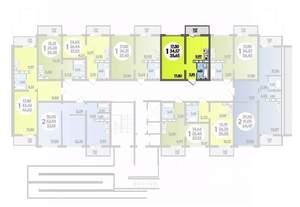 1-к квартира, строящийся дом, 36м2, 16/16 этаж