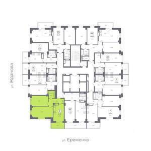 2-к квартира, вторичка, 62м2, 13/24 этаж