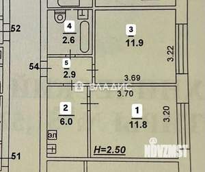 2-к квартира, вторичка, 35м2, 5/9 этаж