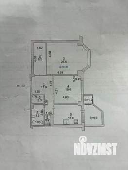 2-к квартира, вторичка, 83м2, 14/15 этаж