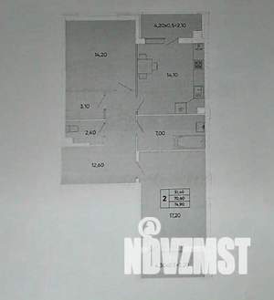 2-к квартира, вторичка, 75м2, 2/9 этаж