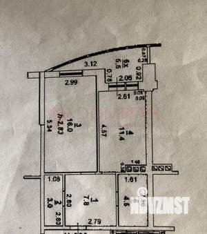 1-к квартира, вторичка, 48м2, 13/24 этаж