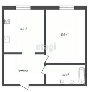 1-к квартира, вторичка, 36м2, 12/26 этаж