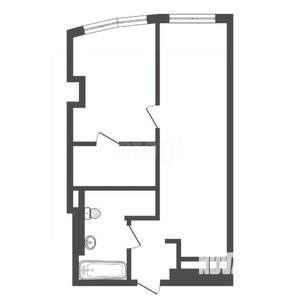 2-к квартира, вторичка, 55м2, 7/30 этаж