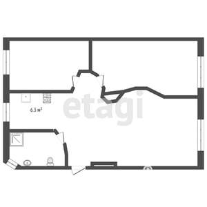 3-к квартира, вторичка, 71м2, 3/5 этаж