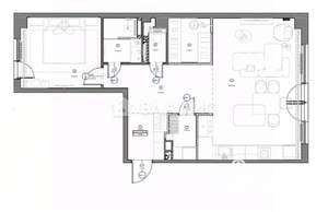 2-к квартира, вторичка, 70м2, 3/20 этаж