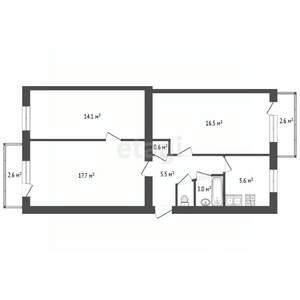 2-к квартира, вторичка, 51м2, 11/14 этаж