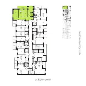 3-к квартира, вторичка, 73м2, 14/24 этаж