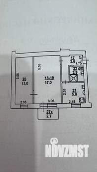 2-к квартира, вторичка, 43м2, 3/5 этаж
