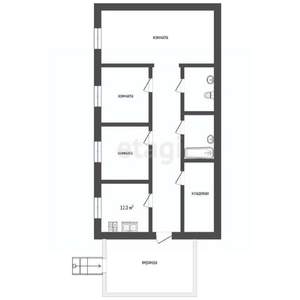 3-к квартира, вторичка, 120м2, 1/9 этаж