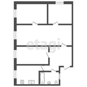 3-к квартира, вторичка, 60м2, 5/5 этаж