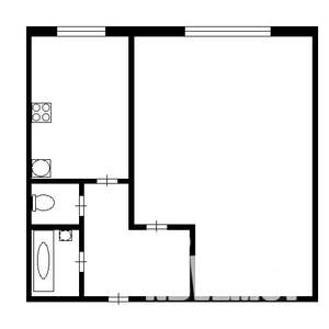 1-к квартира, вторичка, 37м2, 3/9 этаж